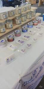 Photo of candle display by Lake Effect Candles, LLC